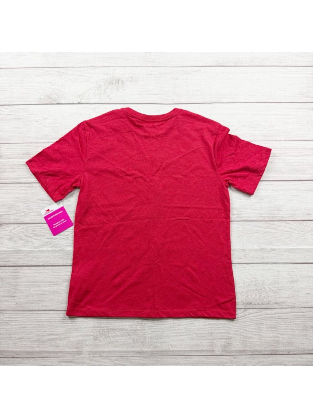 Way to Celebrate Valentines Day Heart Breaker Graphic T-Shirt Red NWT L 10-12 - Picture 3 of 3